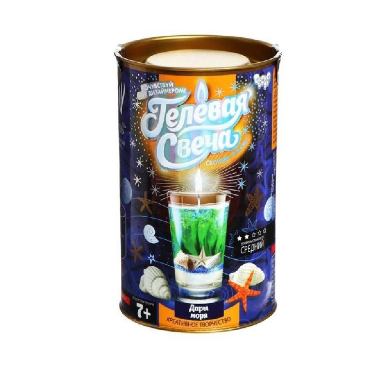Гелева свічка своїми руками GS-01 в тубусі Дари моря