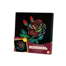Набір креативної творчості ізонитка "Троянда" IZN-01-06, 31 х 31 см