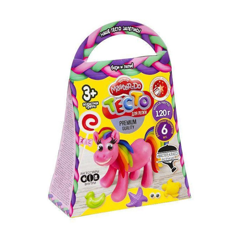 Набір креативної творчості "Master Do" TMD-04-01…06, 6 кольорів тіста Поні