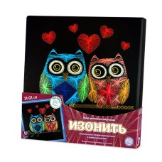 Набір креативної творчості ізонитка "Сови" IZN-01-08, 31 х 31 см