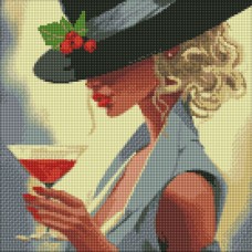 Алмазна мозаїка "Космополітен" ©art_selena_ua AMO7614 Ідейка 40х40 см