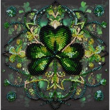 Набор мини для вышивания бисером "Калейдоскоп удачи" AM-251, 15х15 см