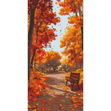 Картина за номерами "Осінній парк" 11572-AC 40х80 см