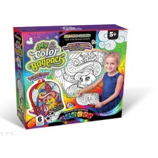 Комплект креативного творчості My Color BagPack CBP-01 рюкзак-розмальовка  Поні