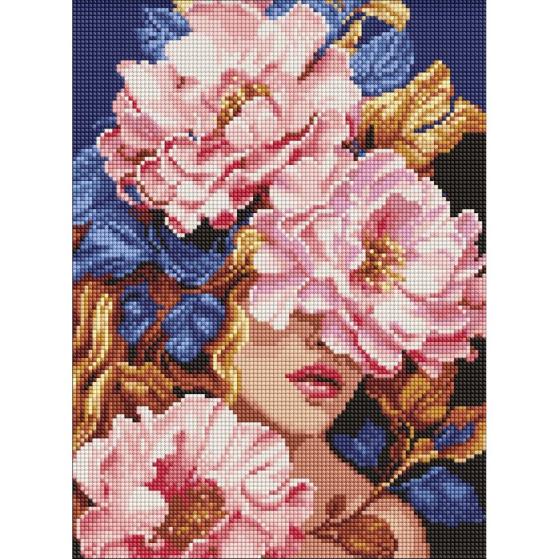 Алмазна мозаїка "Квіткова чарівність" AMO8019, 30х40 см