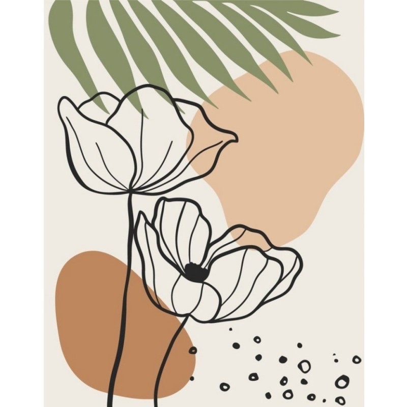 Набір картин за номерами 2 в 1 «Щасливі квіти 2» 40х50 13065-AC та «Сонячна Іспанія» 40х50 11222-AC