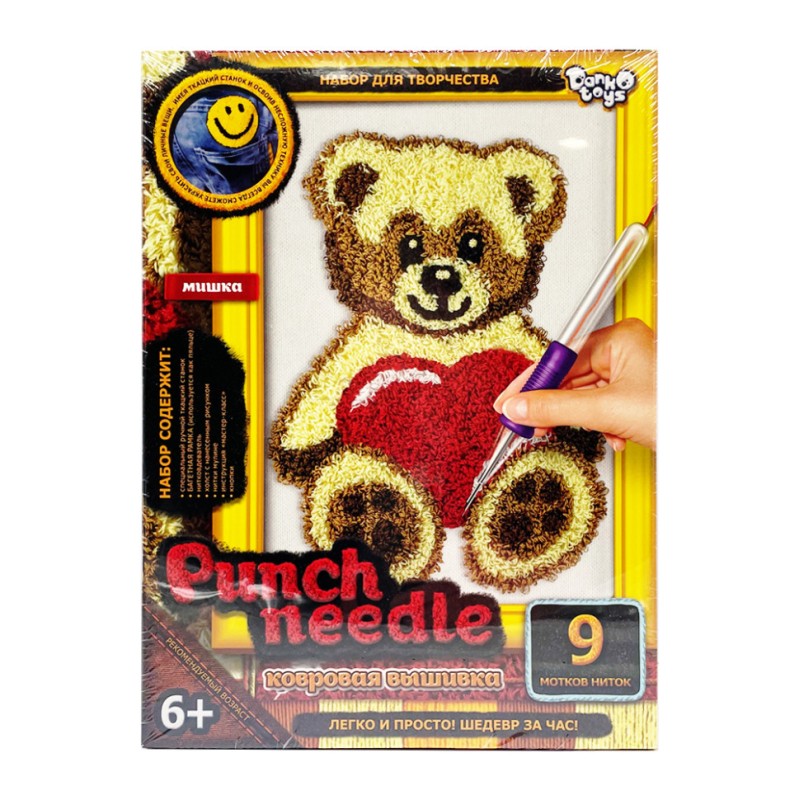 Набір для творчості "Punch Needle: Мишка" PN-01-05 килимова вишивка