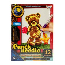 Набір для творчості "Punch Needle: Ведмедик з каченям" PN-01-01 килимова вишивка