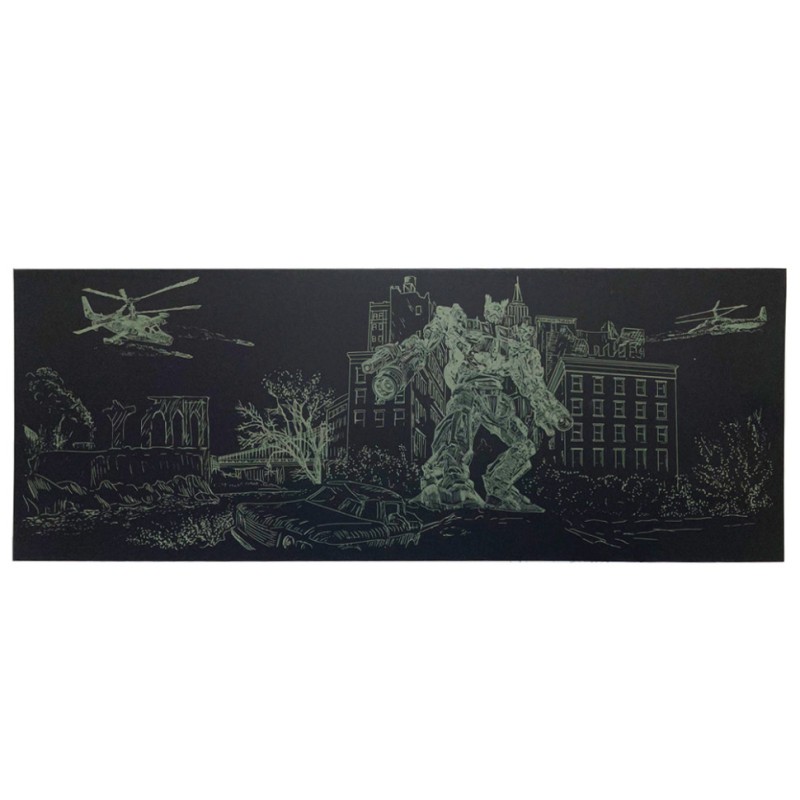 Гравюра панорама "Трансформер" ГрВ2-5 економ варіант в пакеті 41х15 см