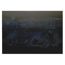 Гравюра А4 "Спорткар" ГрА4-4с економ варіант в пакеті 29,7х21 см