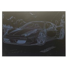 Гравюра А4 "Спорткар-1" ГрА4-8с економ варіант в пакеті 29,7х21 см