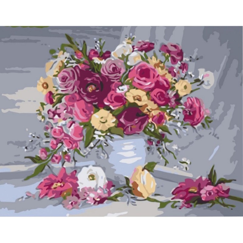 Набір картин за номерами 2 в 1 "Літня акварель" 40х50 13020-AC та "Мавка майя" 40х50 10231-AC