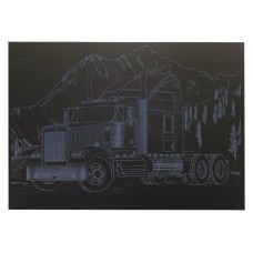 Гравюра А4 "Вантажівка-1" ГрА4-7с економ варіант в пакеті 29,7х21 см