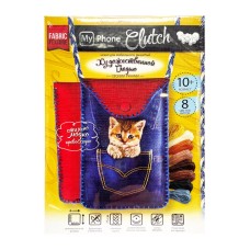 Комплект для творчості чохли з вишивкою "My Phone Clutch: Котик" МРСL-01-10