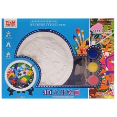 Набор для творчества Гипсовая раскраска "Африка" KG8126-4 тарелка 11,5 см, на подставке