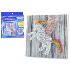 Набор для творчества "Единорог" M5873UA рисунок нитью по технике Strsng-Art