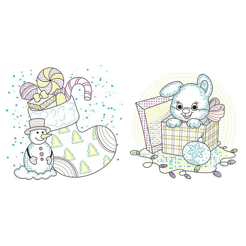 Розмальовка дитяча "Подарунки" 1806005, 12 сторінок