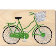 Набор стринг-арт "Велосипед" ABC-011 деревянная основа