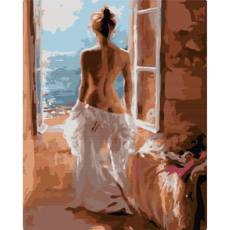 Картина за номерами "Оголений ранок" BS51380, 40х50см