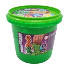 Набір креативної творчості "Кінетичний пісок" KidSand" KS-01-01 відро 1000г Зелений