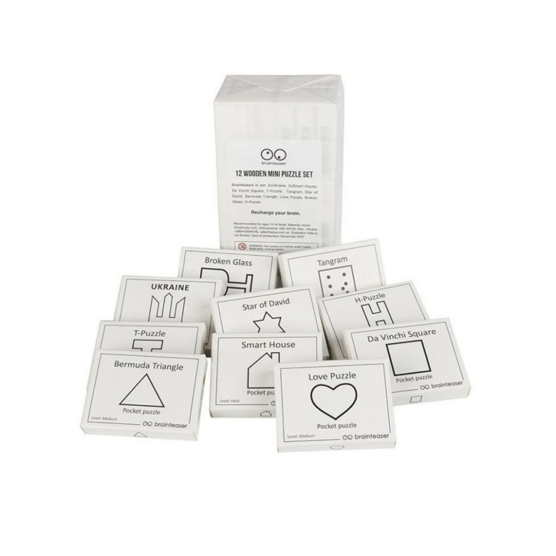 Набір головоломок Заморочек 1112, 12 штук