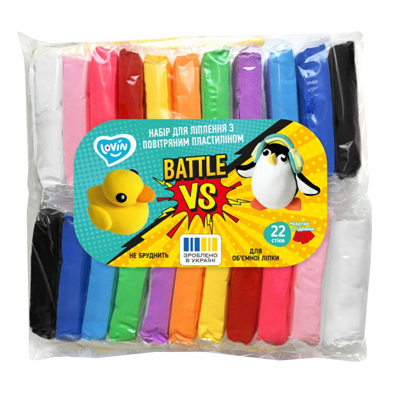 Набір для ліплення з повітряним пластиліном "Батл 11vs11" 7018801
