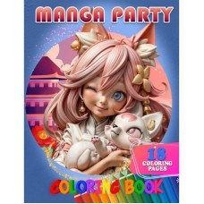 Розмальовка для дітей Manga Party А05122412 формат А4