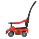 Дитяча каталка-толокар M 5728L-3 червоний, з батьківською ручкою