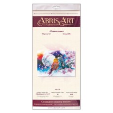 Набор для вышивания бисером "Неразлучные" AB-639 на натуральном холсте