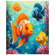 Картина за номерами "Яскраві рибки" Art Craft 11694-AC 40х50 см