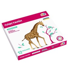 Набір для ліплення пластилін "Захоплення" 200312, 12 кольорів