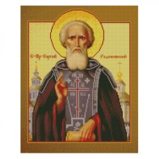 Алмазна мозаїка "Преподобний Сергій Радонезький" Strateg FA40052 40х50 см