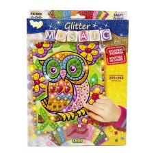 Креативна творчість "Блискуча мозаїка: Owl-1" БМ-02-07, 20.6х26 см