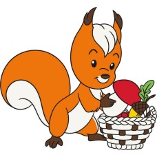 Розпис по полотну "Білочка" 15079-AC 25х30 см