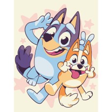 Картина за номерами "Пес Блуї" 15588-AC 30х40 см