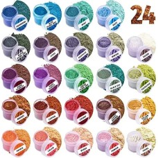 Слюдяний пігментний порошок MC-002, 24 банки по 2,8 грам