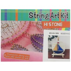 Дитячий набір для творчості стрінг-арт "Корабль" YG0115(28338) дерев'яна основа