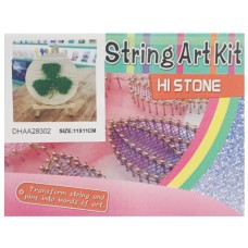 Дитячий набір для творчості стрінг-арт "Конюшина" YG0115(28302) дерев'яна основа