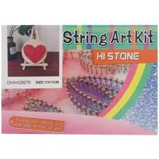 Дитячий набір для творчості стрінг-арт "Серце" YG0115(28276) дерев'яна основа
