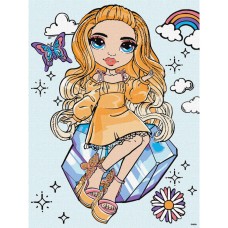 Картина за номерами "Rainbow High Poppy Rowan" KHO1245, 30х40 см