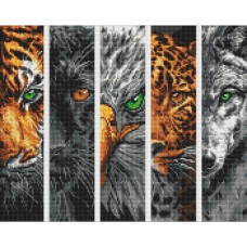 Алмазна мозаїка "Хижаки" AMO8046, 40х50 см