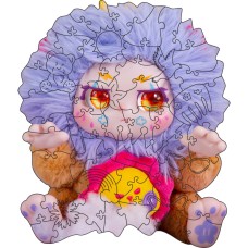 Фігурний пазл з дерева "Кіммон" PZ014-A4C-AC 75-125 деталей, розмір А4, картонна коробка