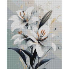Алмазна мозаїка "Ніжна лілія" DBS1258, 40х50 см