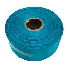 Атласна стрічка для рукоділля АБ-339, 2,5 см x 23 м, бірюза