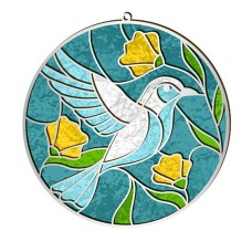 Набір для вітражного живопису за номерами "Весна прилетіла" FDSGK-008