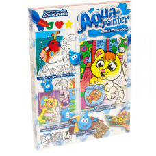 Набір креативної творчості AQP-01 "Aqua Painter"  Котик з Акваріумом