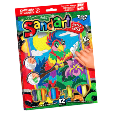 Фреска з піску своїми руками "SandArt" SA-01  Папуга