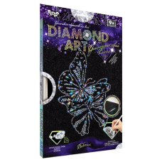 Комплект креативного творчества "DIAMOND ART" DAR-01, 10 видов Бабочки
