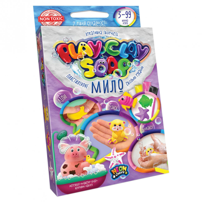 Набір креативної творчості "Пластилінове мило" Play Clay Soap PCS-02 маленький Котик