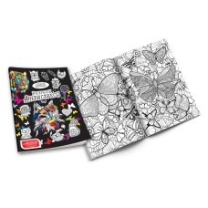 Набір розмальовок Антистрес з фломастерами 6077DT, 28 сторінок   Чорний